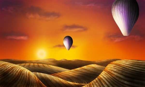 Creation of Desert Balloon Ride: Step 13